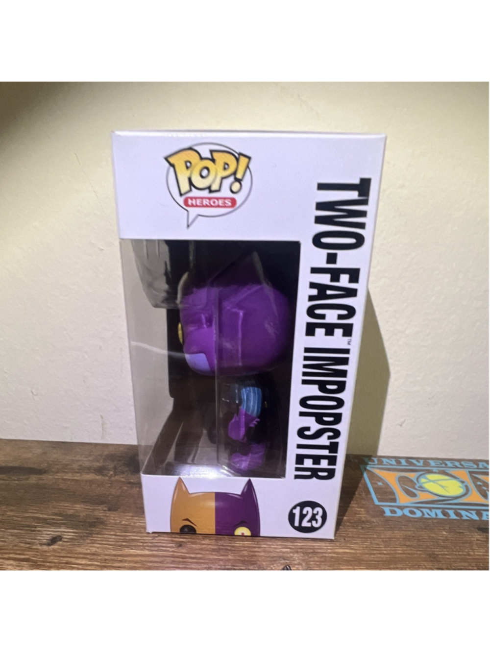 Funko Pop! Heroes DC Comics Two-Face Impopster #123 Vinyl Figure - Picture 2 of 5